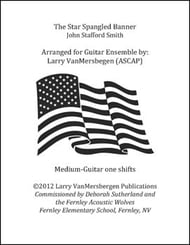 The Star Spangled Banner Guitar and Fretted sheet music cover Thumbnail